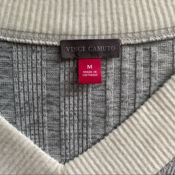 VINCE CAMUTO SLUB FRENCH TERRY TOP SIZE M - Picture 7 of 8